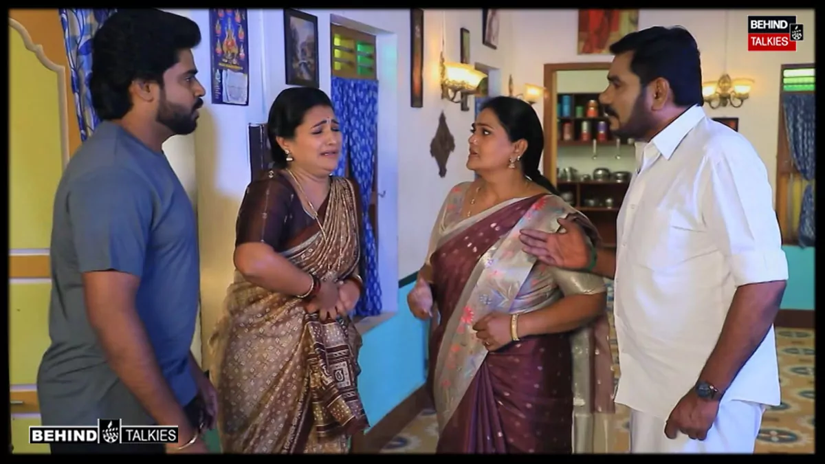 தந்திரமாக சரவணனை மாட்டிவிட்ட தங்கமயில், வெளுத்து வாங்கும் பாண்டியன் – பாண்டியன் ஸ்டோர்ஸ் 2