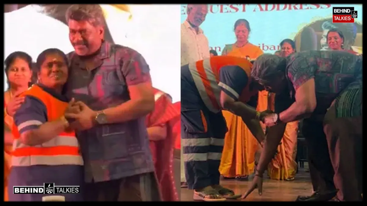 தூய்மைப் பணியாளர் பத்மா காலை தொட்டு பூஜை செய்த நடிகர் பார்த்திபன் – வைரலாகும் வீடியோ